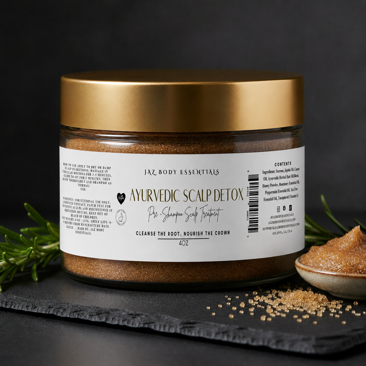Ayurvedic Scalp Detox | Pre-Shampoo Treatment for Natural Hair & Locs-0