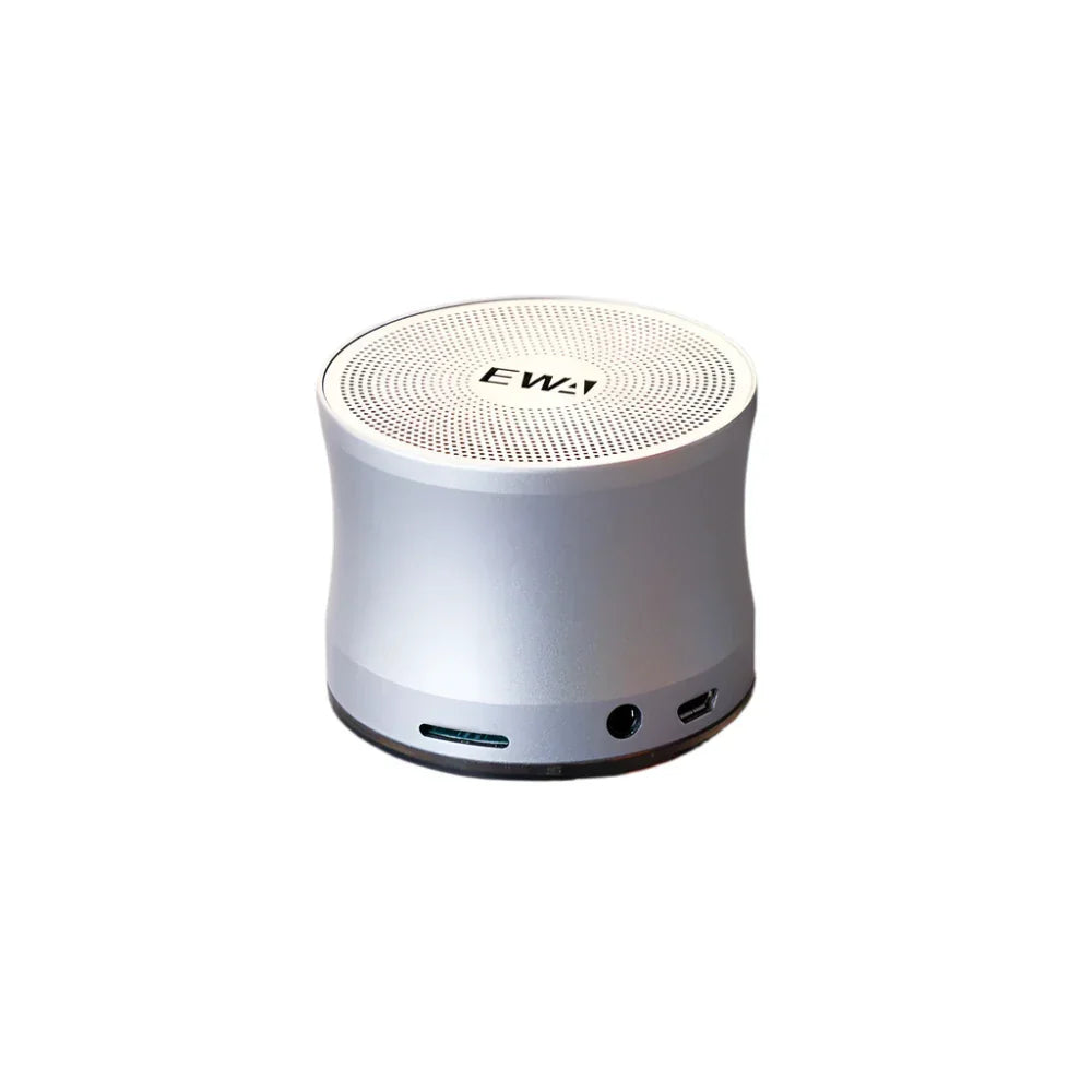 Portable Bluetooth Speaker Dual Bass Stereo Waterproof (Silver)-0