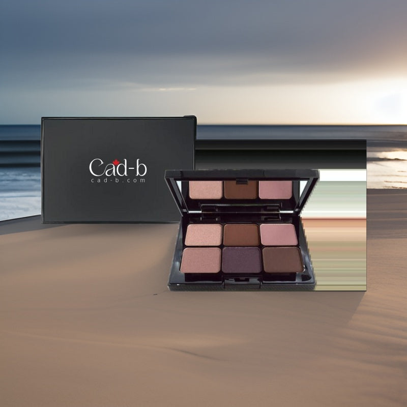 Eyeshadow Palette – Sweet Almond – ETM103 | Creamy 6-Shade Palette | Vegan, Paraben-Free Eye Makeup