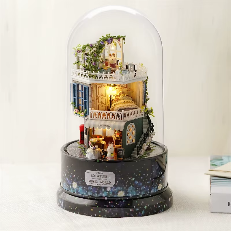 Miniature Wizardi Roombox Kit - Look For A Star Dollhouse Kit
