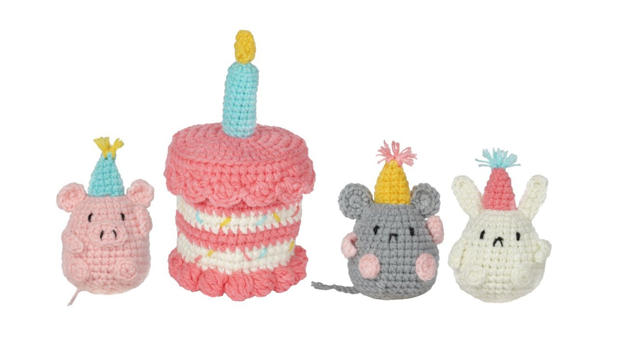 Birthday Party Amigurumi Crochet Kit F07N8-M213-0