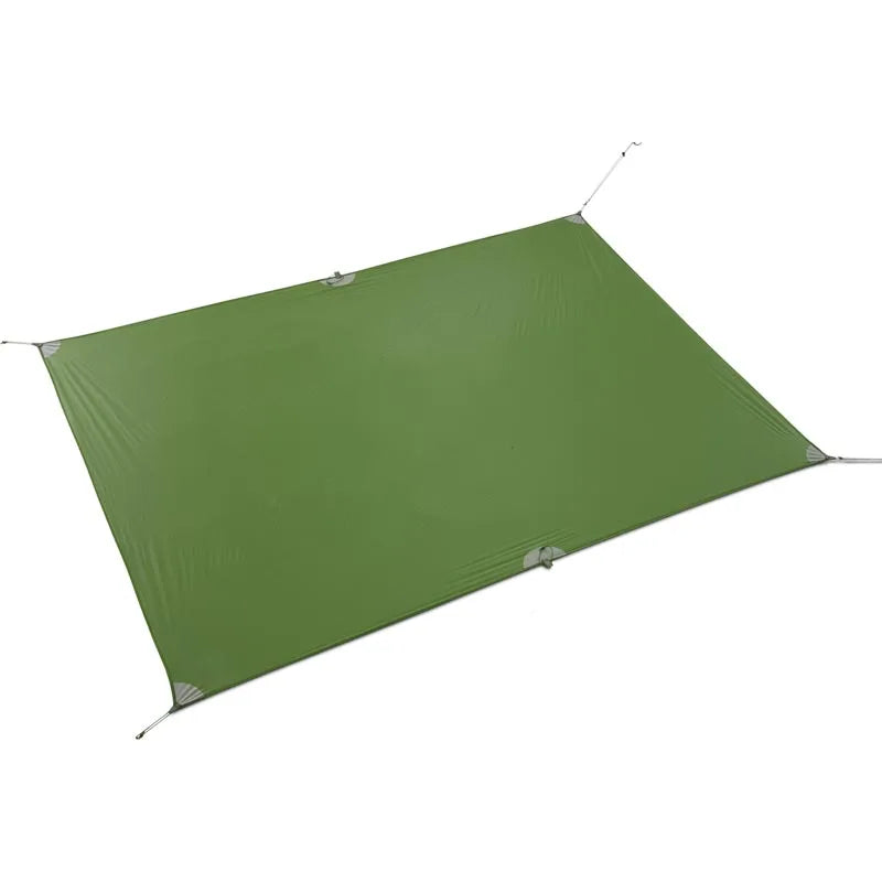Ultralight Camping Tarp Sun Shelter 15D Nylon (Green) — 10812117942611
