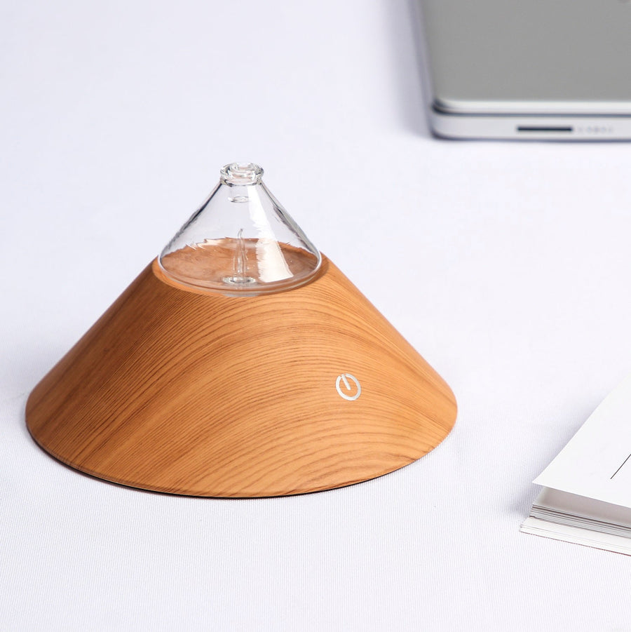 Mount Fuji Portable Nebuliser | Bamboo Waterless Diffuser | Pure Essential Oil