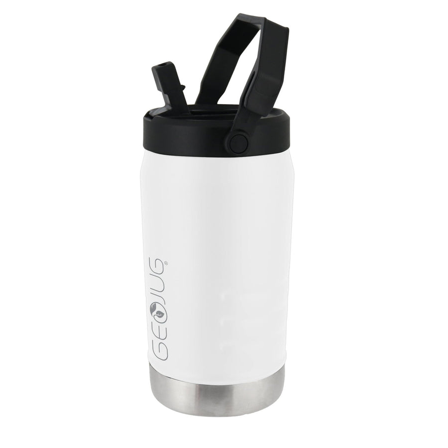 Brentwood GeoJug 64oz Stainless Steel Insulated Sports Water Jug in Cream