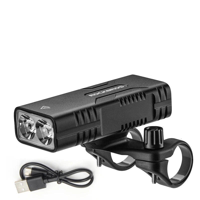 850LM LED Bike Light Super Bright USB-C Headlamp Black-0