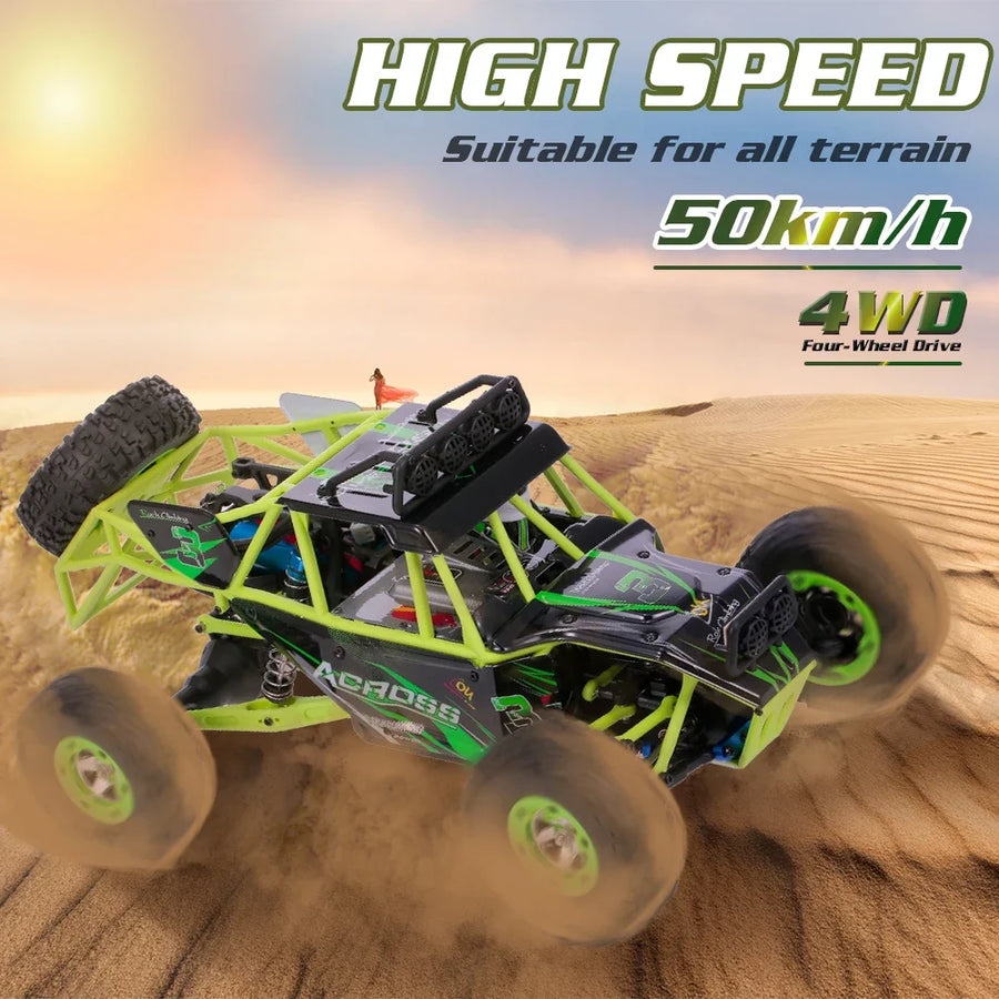 High-Speed 4WD Wltoys 1/12 RC Off-Road Car - 50km/h Adventure