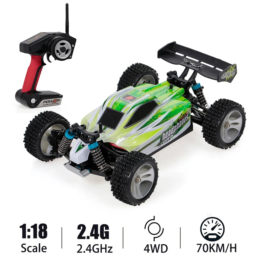 High-Speed WLtoys A959-B 1:18 RC Off-Road Car for Thrilling Races