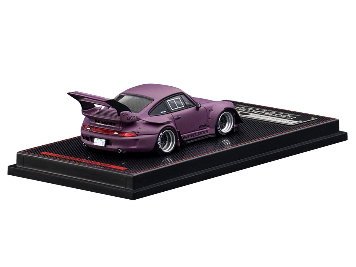 RWB 993 "Rotana" Matt Purple 1/64 Diecast Model Car by Ignition Model-0