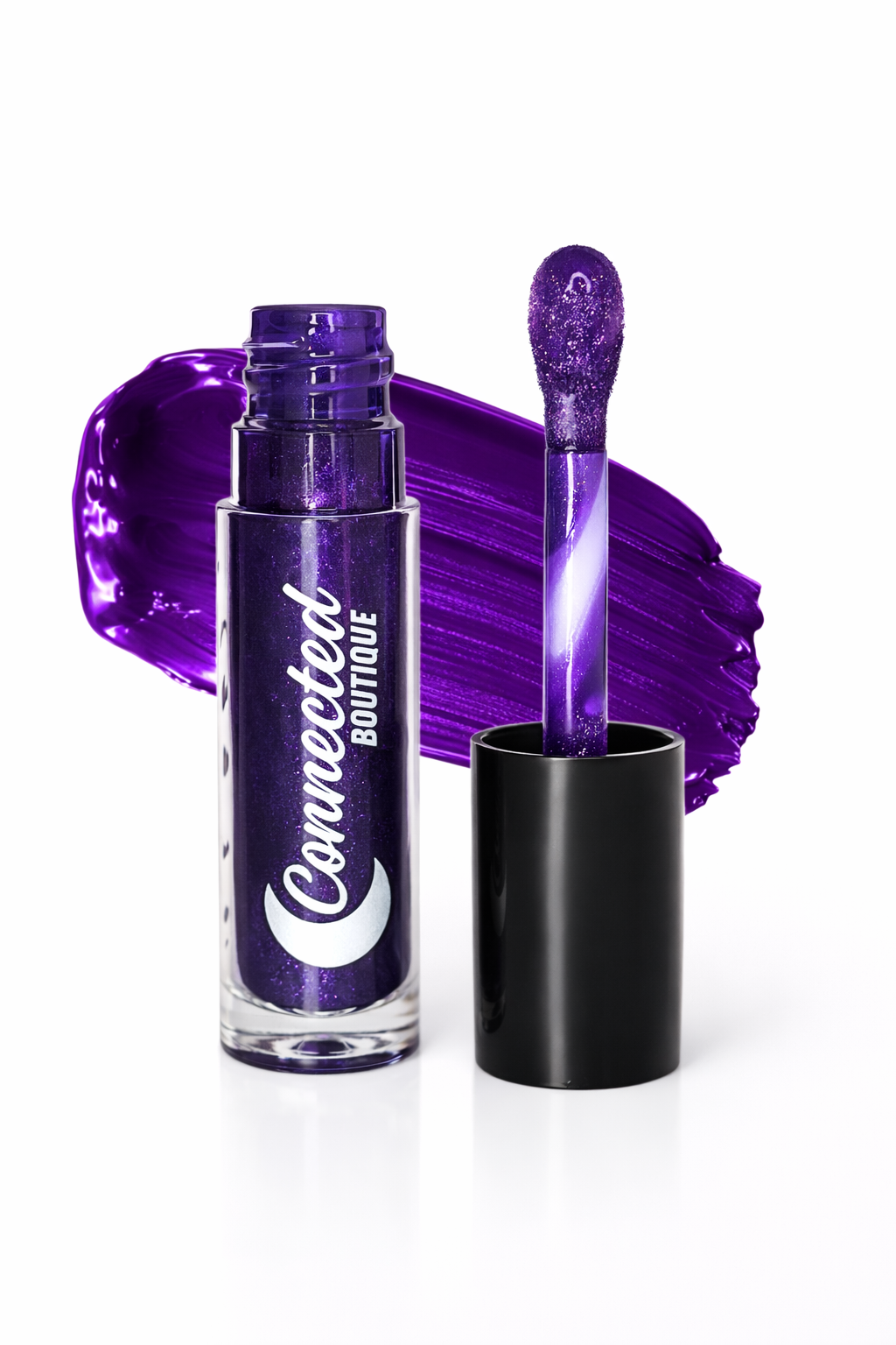 Tempted – Purple Glitter Lip Gloss Sparkle High-Shine Finish-0