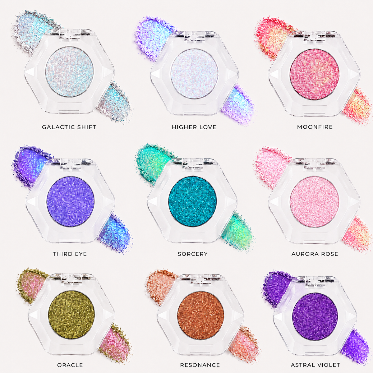 Shifted Frequencies Duochrome Eyeshadow Collection 9 Shade Multichrome & Duochrome Pressed Pigment Set-0