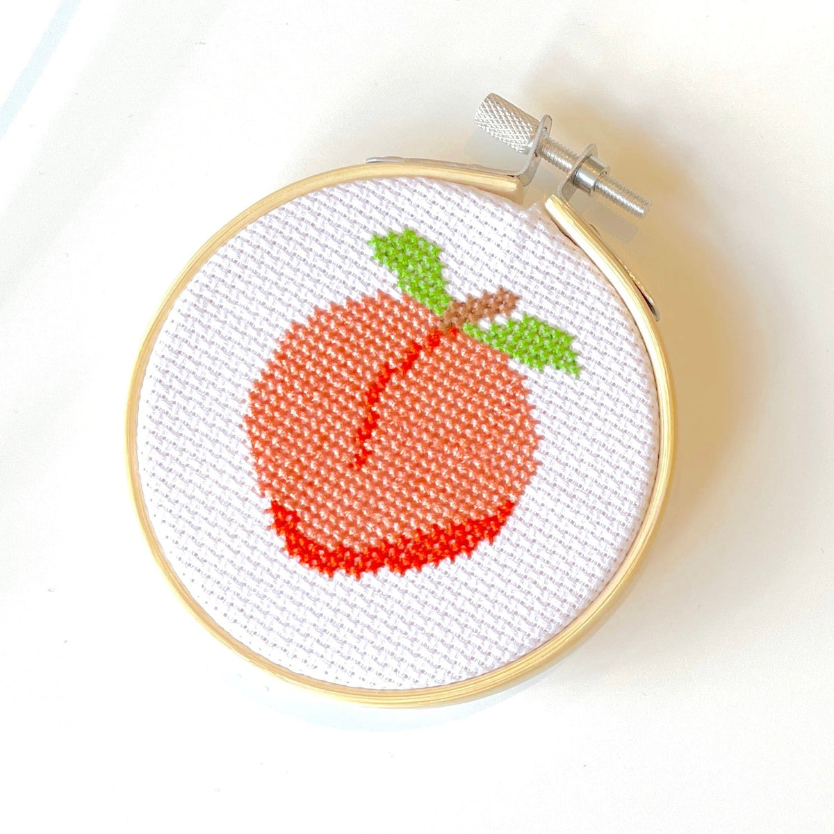 Peach Cross Stitch Kit-0
