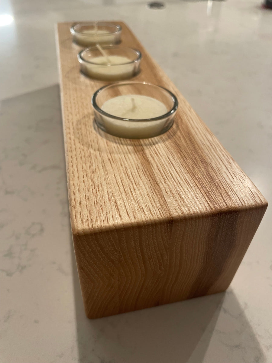 Hickory Tea Light Holder