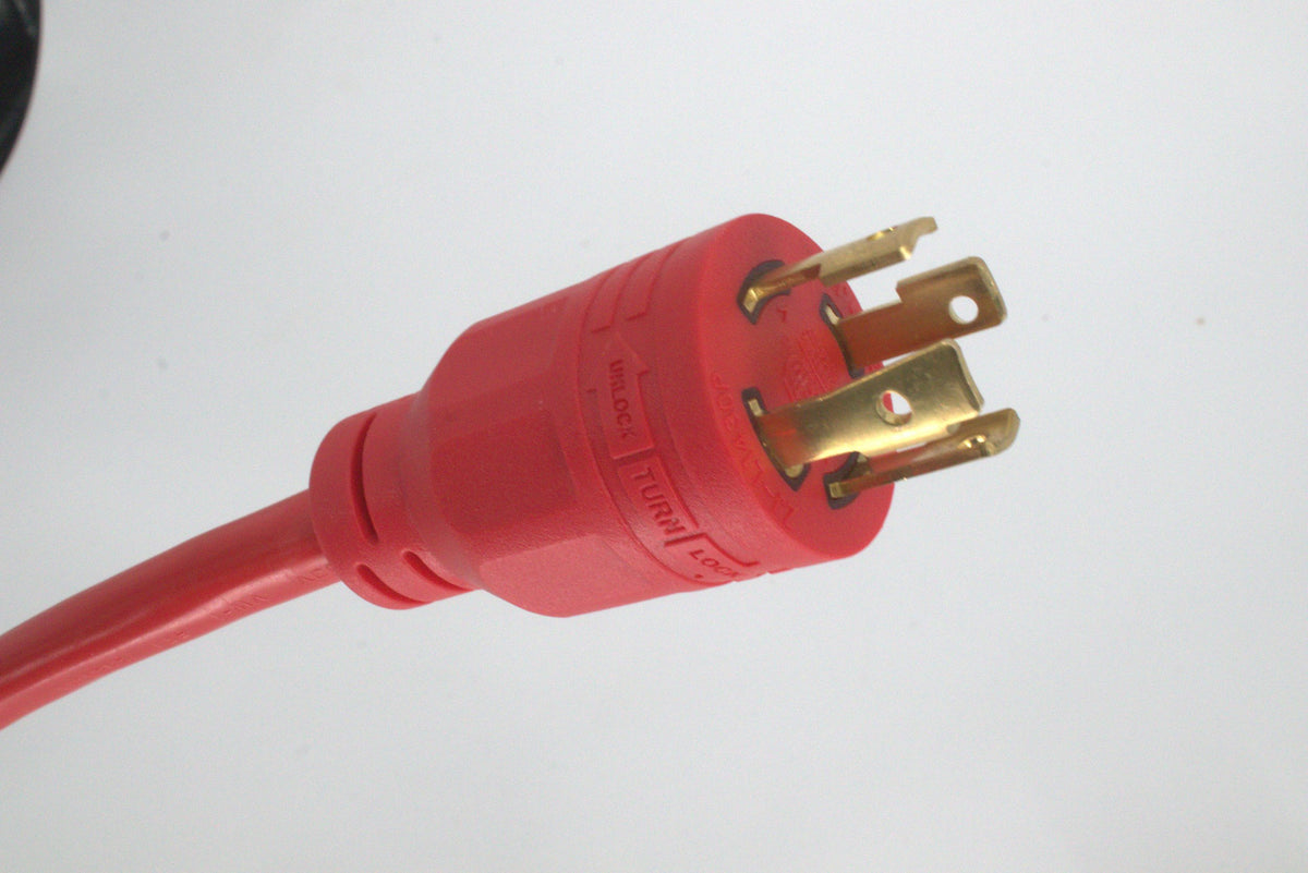 30 Amp Generator Adapter Cord, 4 Prong Twist Lock-0