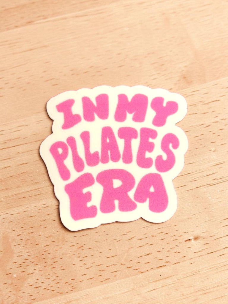 In My Pilates Era Permanent Vinyl Sticker-0