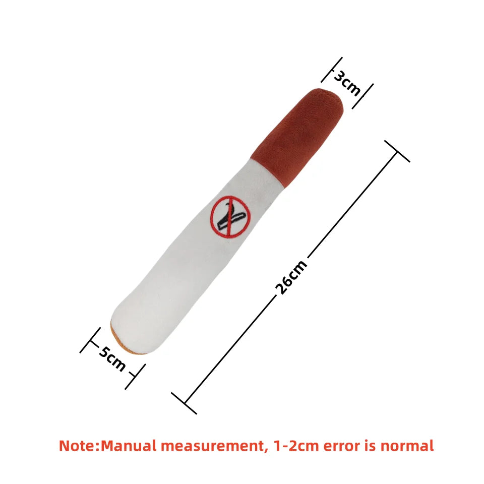Interactive Dog Cigar Squeaky Chew Toy-5