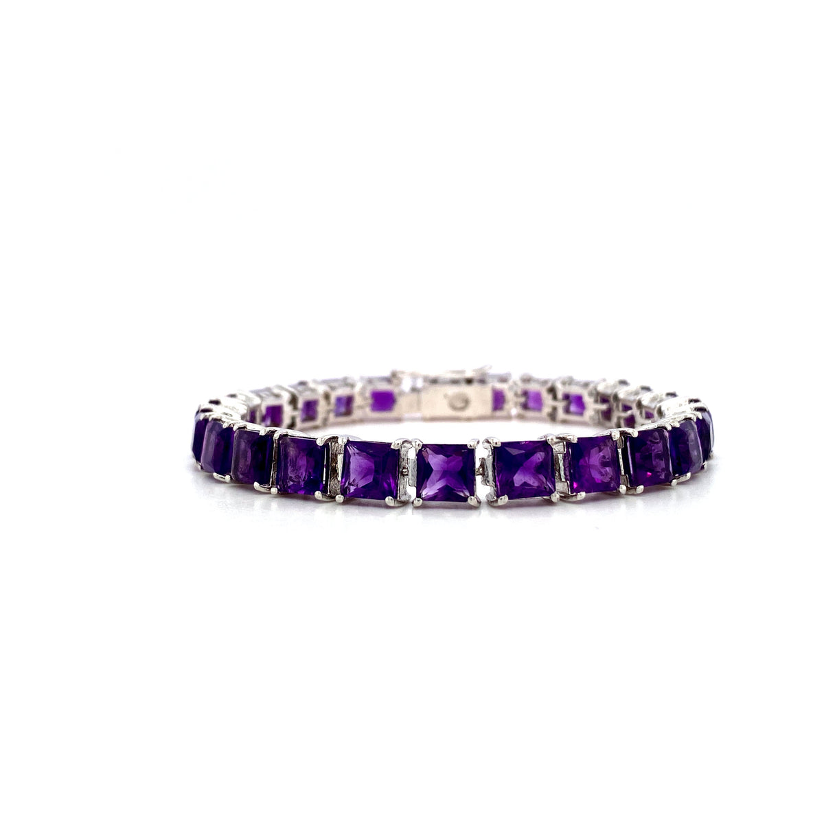 Amethyst Bracelet in .925 Sterling Silver - KSD 4742-0