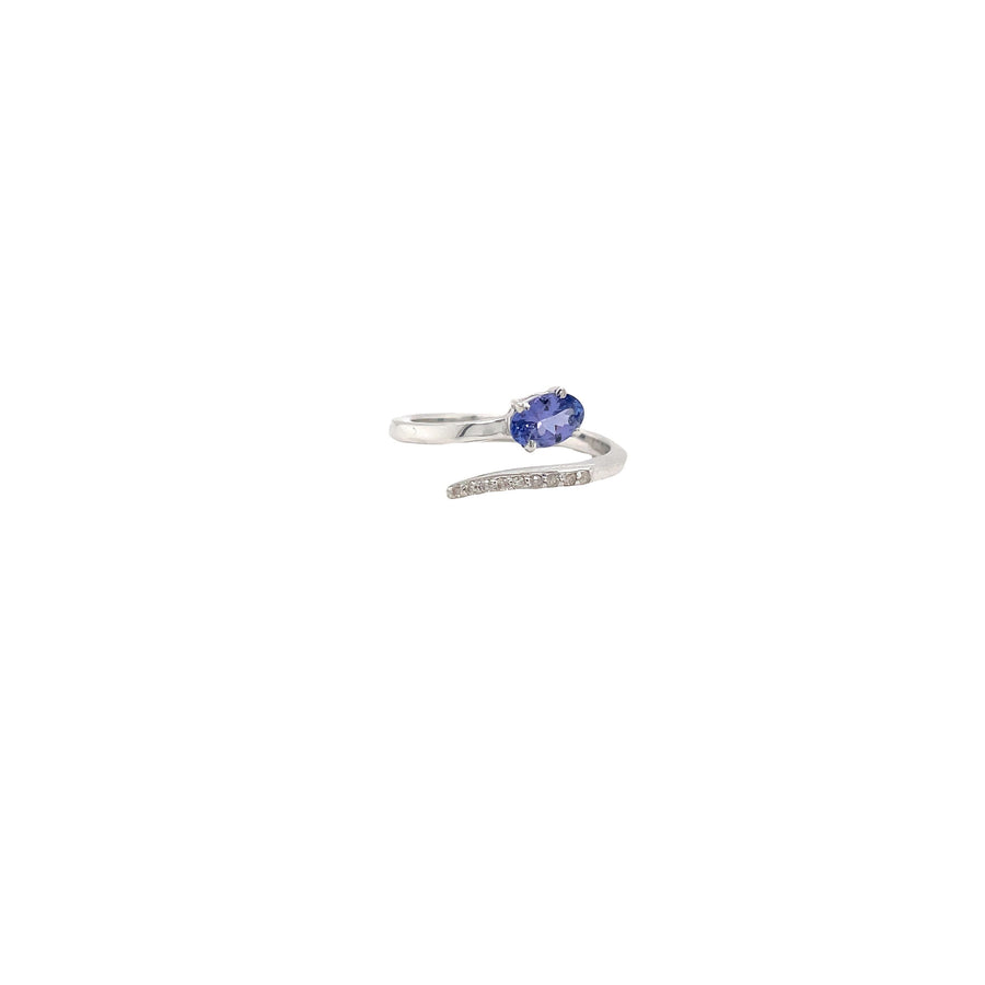 Tanzanite Ring In .925 Sterling Silver - KSR 11547