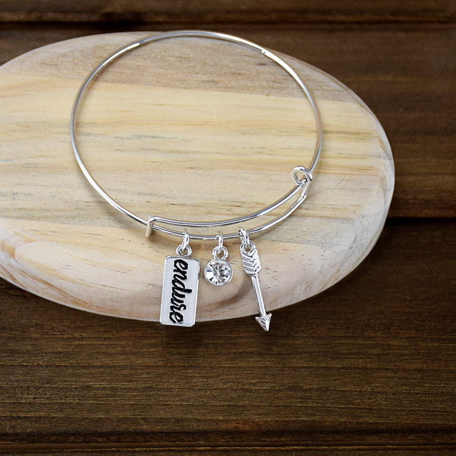 Endure To The End - Bangle Bracelet