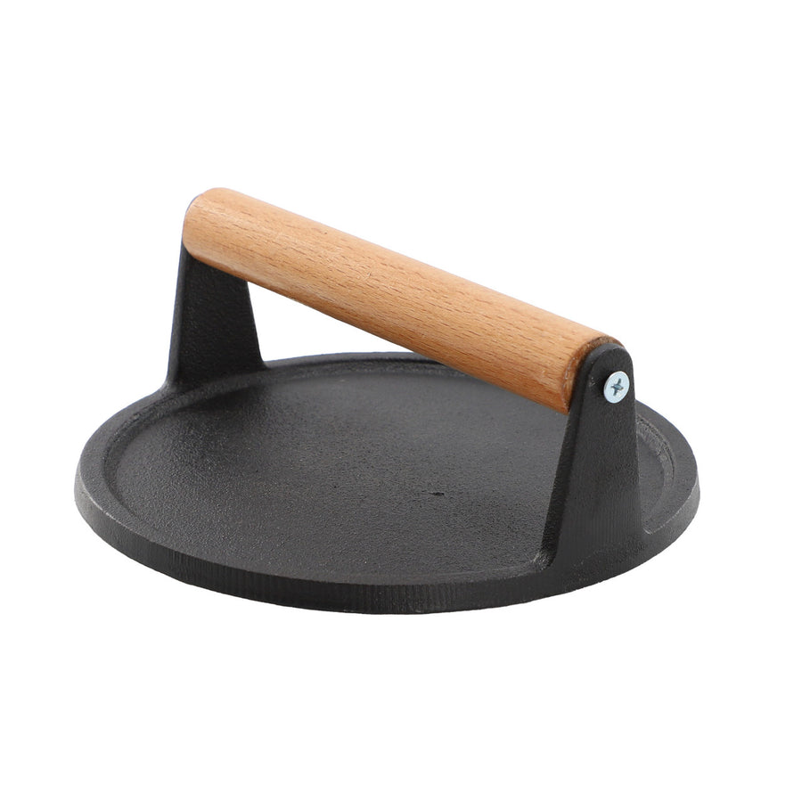 MegaChef 7.5 Inch Round Heavy Duty Cast Iron Grill Press