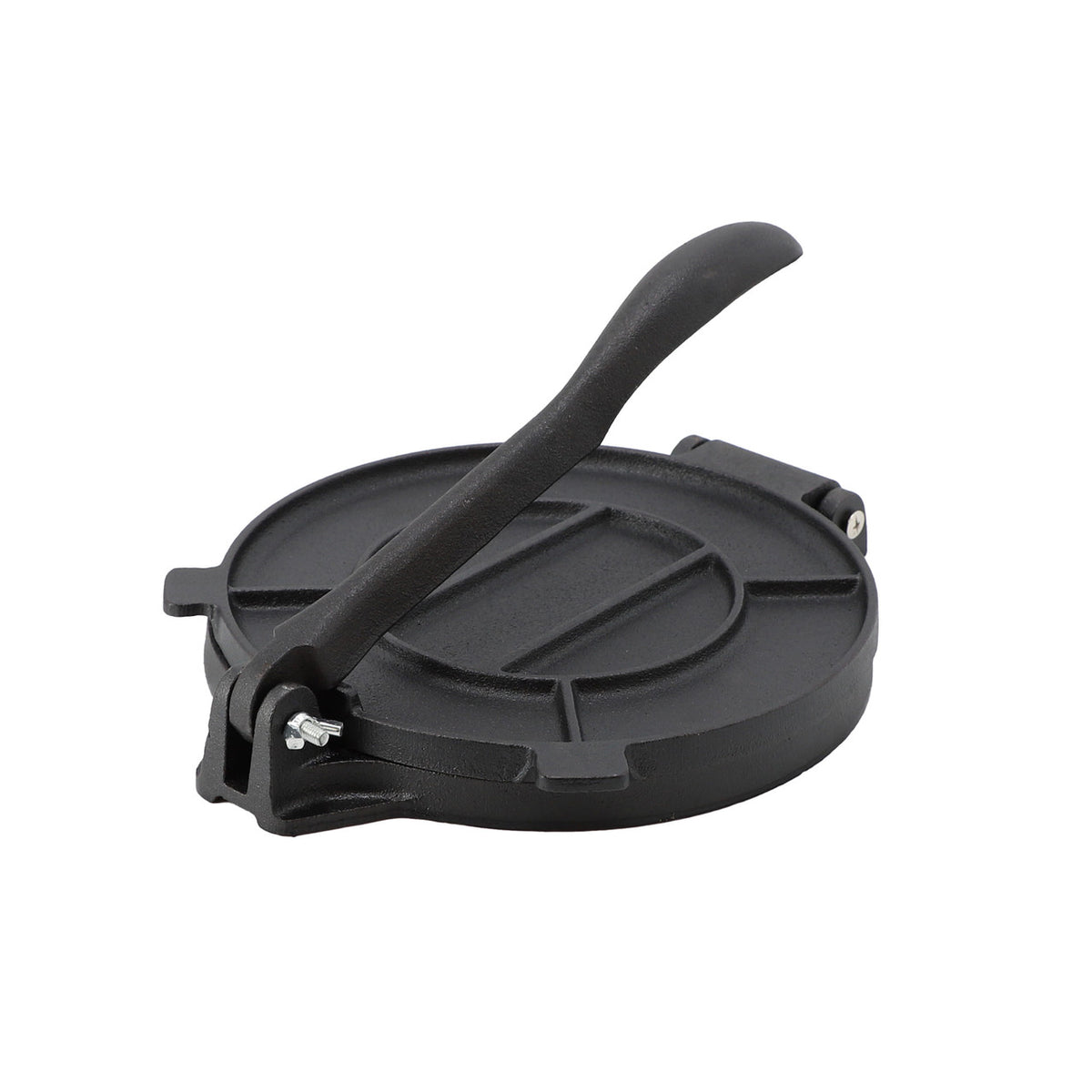 Megachef 7.9 Inch Heavy Duty Round Cast Iron Tortilla Maker Press-0