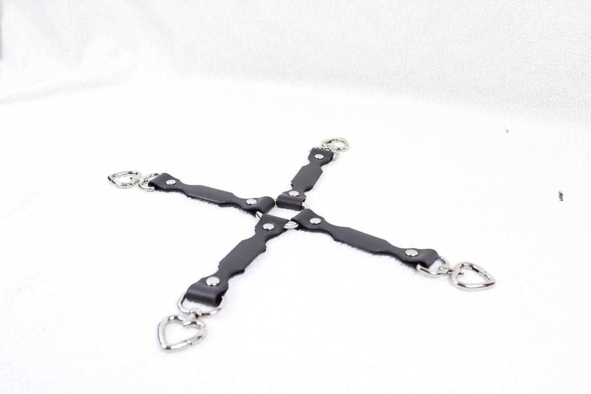 BDSM Accessories Leather Restraint Connector Strap for BDSM Play-0