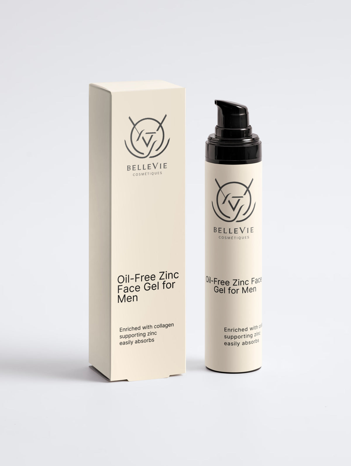 Oil-Free Zinc Face Gel for Men 50ml – Control Oil, Soothe & Protect-0