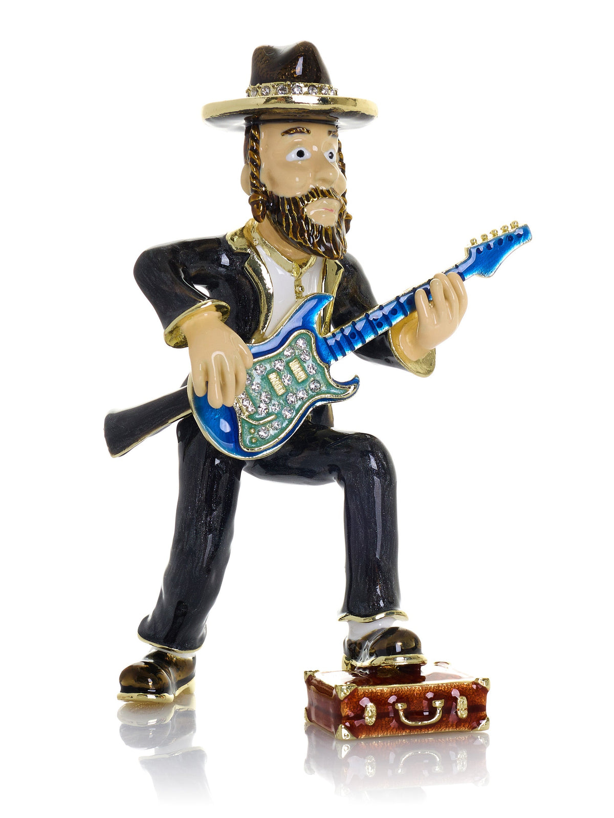 Guitar Music Player Trinket Box-0
