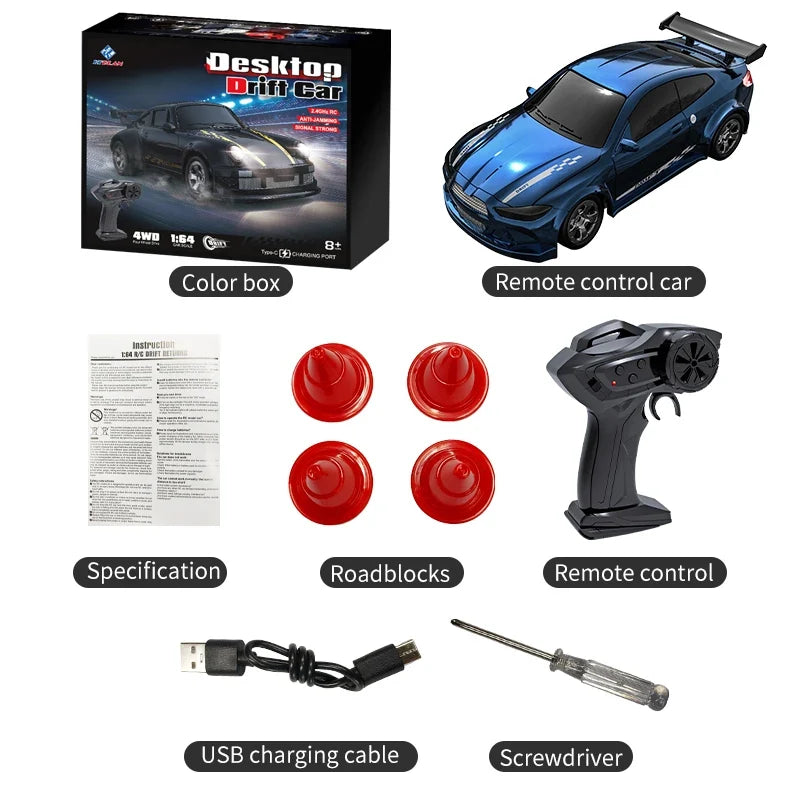 Mini Drift RC Racing Car - 4WD Remote Control Fun-5