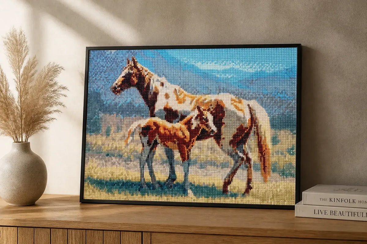 Mountain Meadow Duo Diamond Painting-0