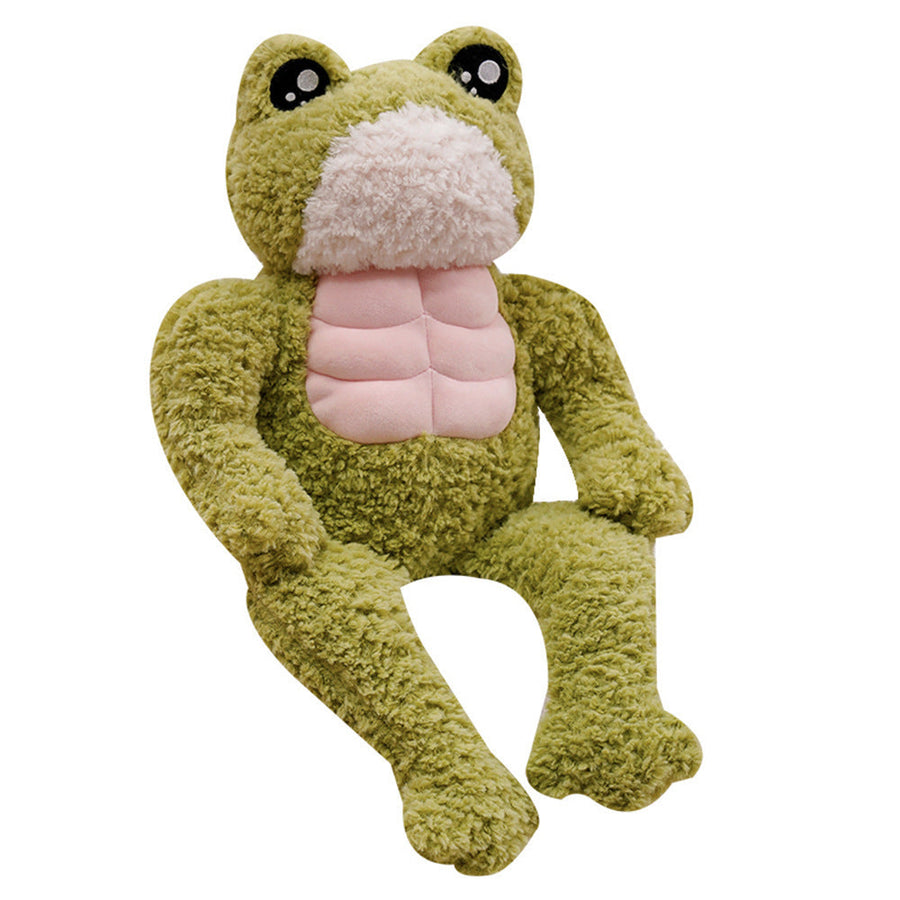 Muscle Frog Plush Toy