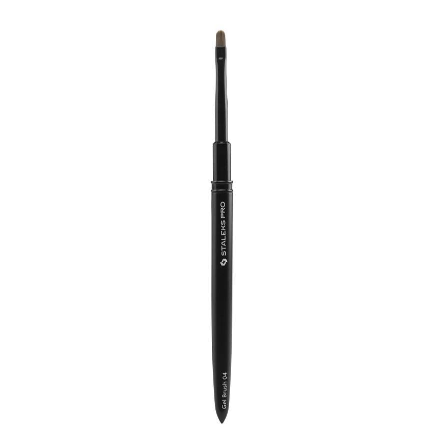 Brush For Gel EXPERT Width 4 mm/ Length 7 mm NBE-04 -STALEKS-0
