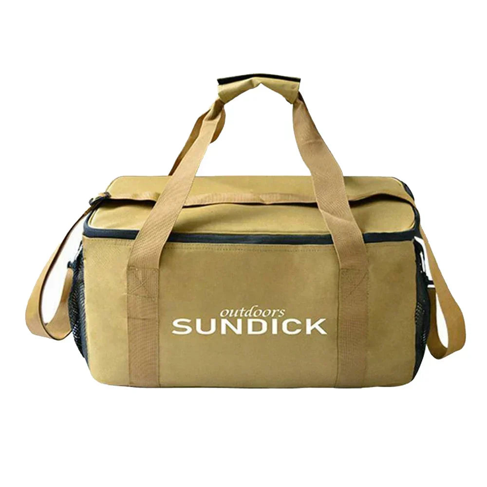 Waterproof Outdoor Travel Cooler & Lunch Box (Khaki)-0