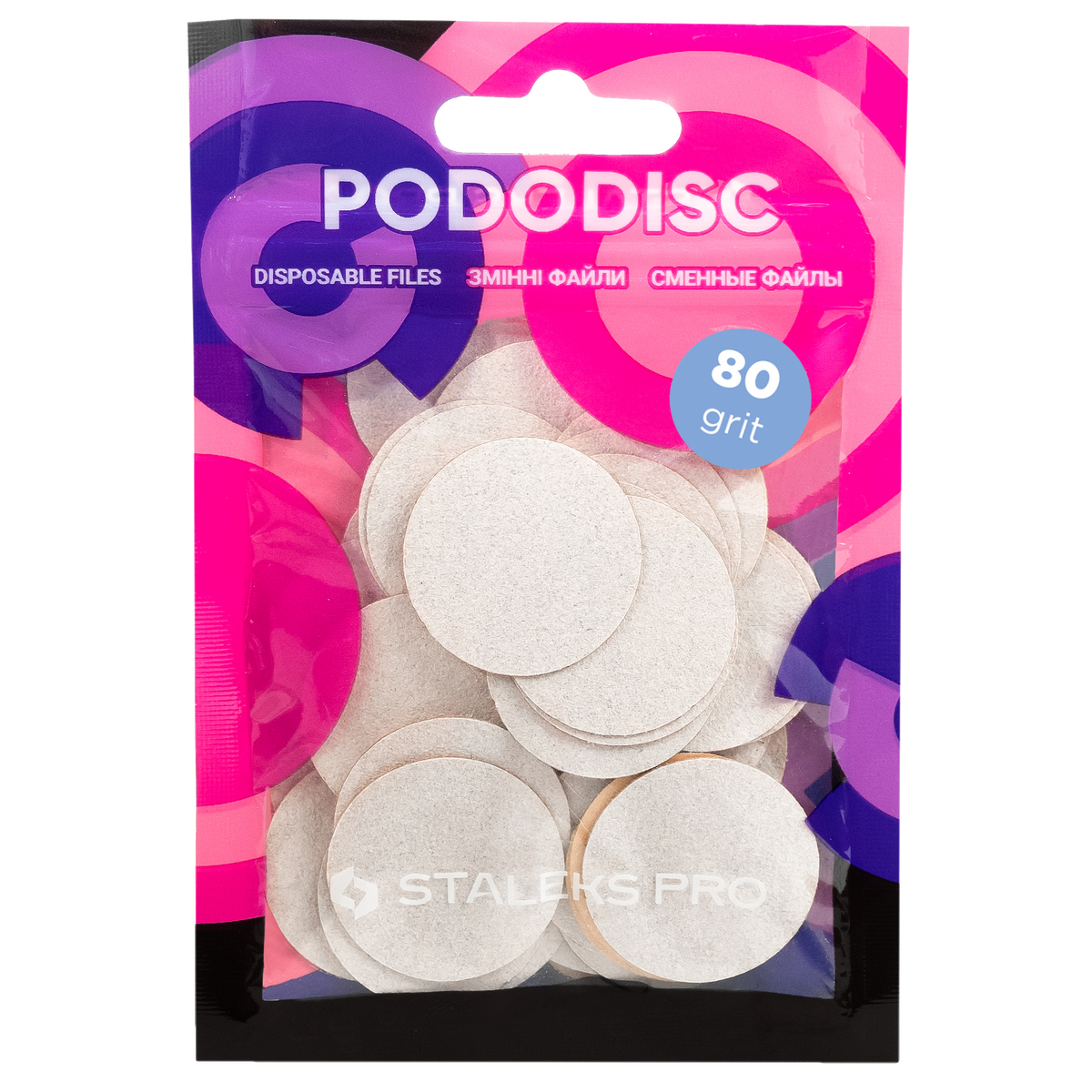 REFILL PADS FOR PEDICURE DISC STALEKS PRO L (50 PCS) PDF-25 - STALEKS™-0
