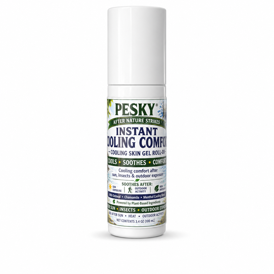 After Nature Strikes™ PESKY® Cooling Roll-On Outdoor Skin Comfort Formula