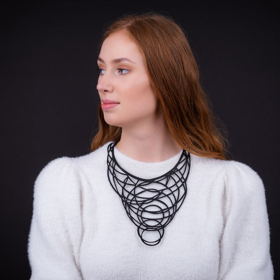 Kale Statement Circular Necklace