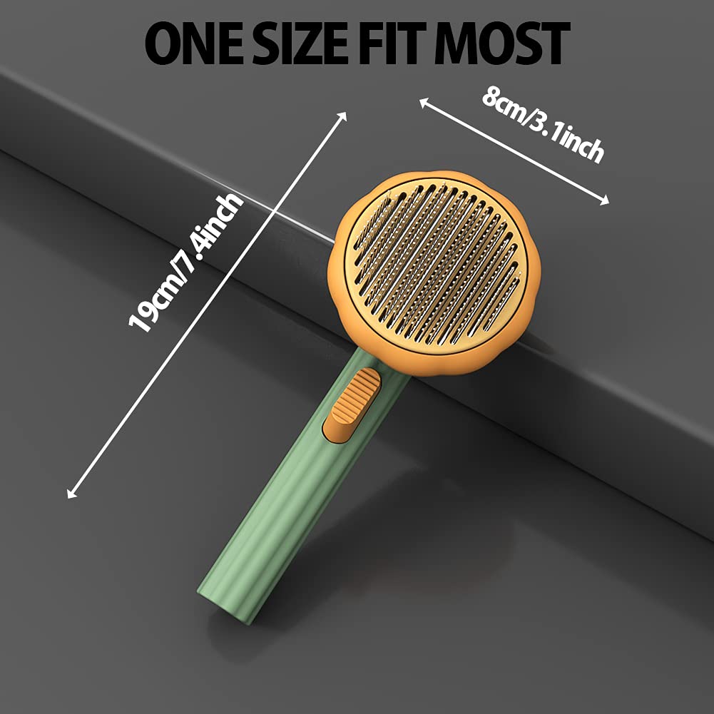 Pumpkin Design Needle Comb for Dog and Cat Grooming-5
