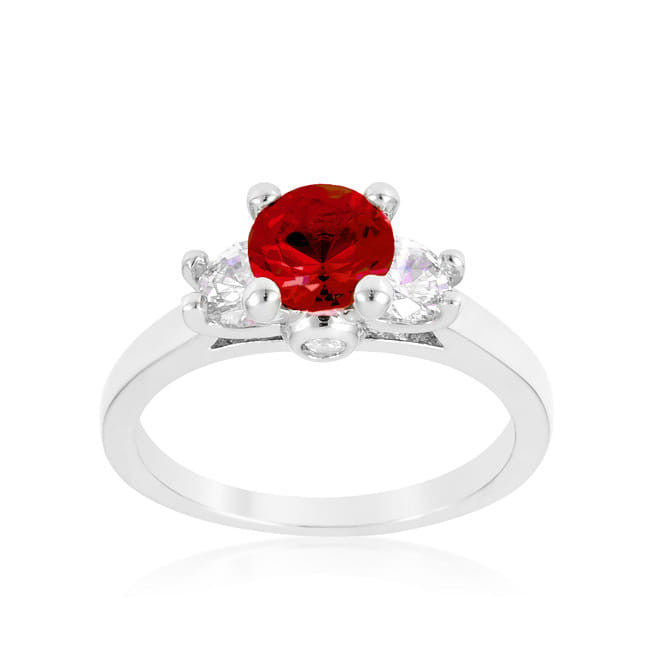 Mini Ruby Triplet Ring-0