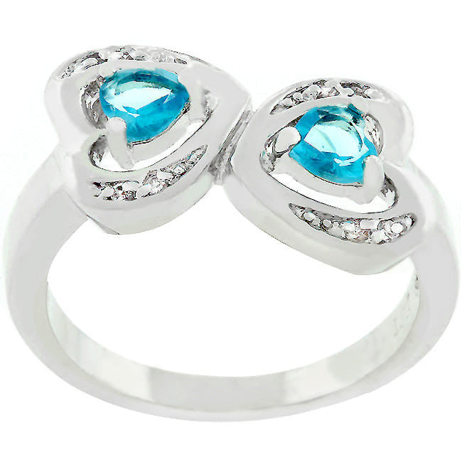 Mirrored Hearts Ring-0