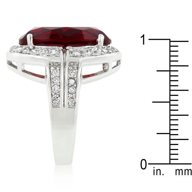 Ruby Red Cocktail Ring-0