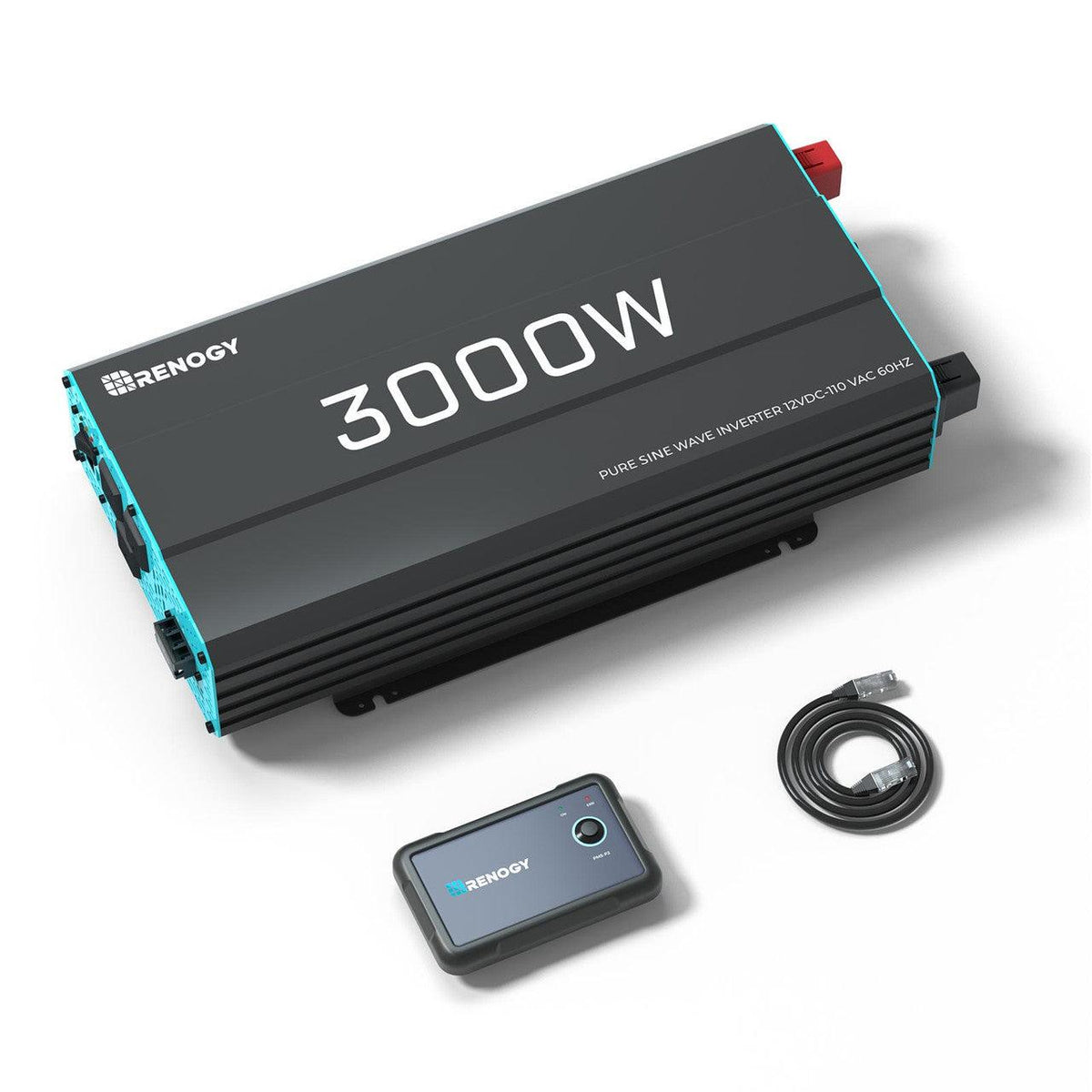 3000W 12V Pure Sine Wave Power Inverter, New Edition DC to AC Converter-0