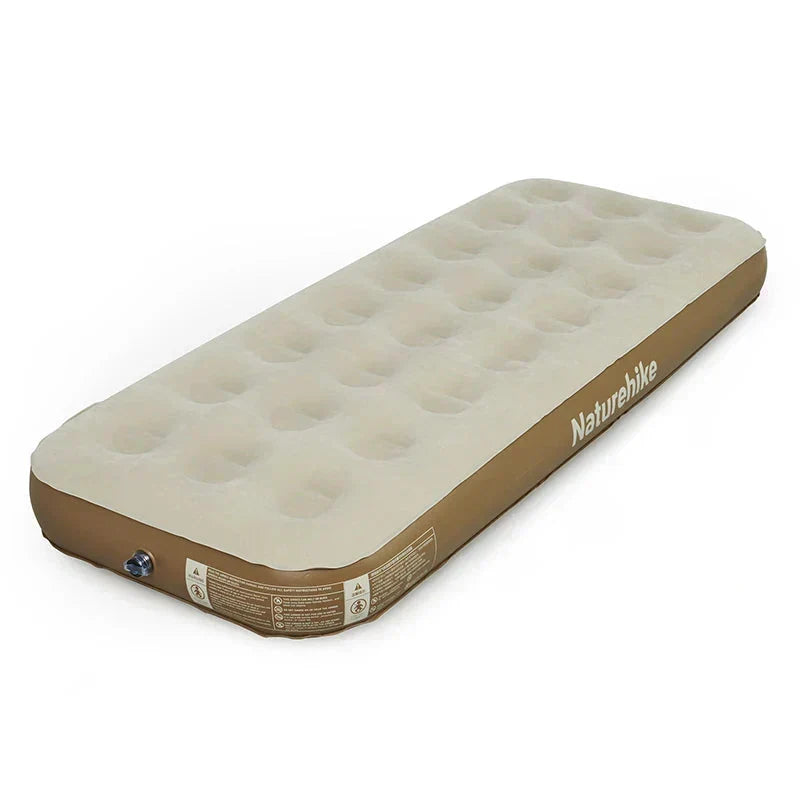 Camping Air Mattress PVC Inflatable Bed Khaki — 10812108341587