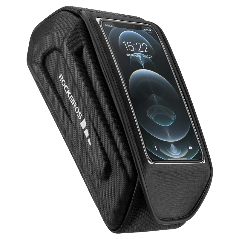 1.7L Waterproof Frame Bike Touchscreen Case Holder Bag Black