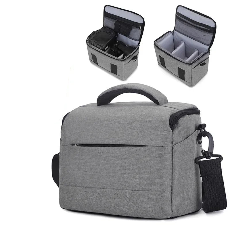 Grey Camera Shoulder Bag & Crossbody Case