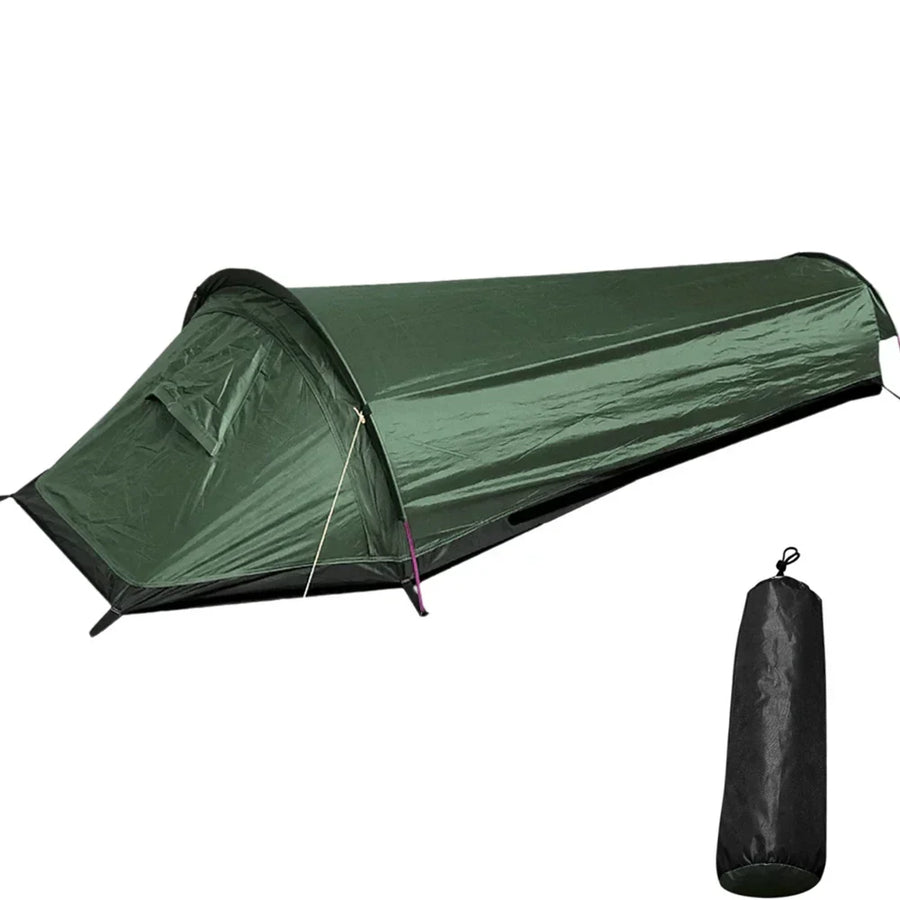 Ultralight Single-Person Camping Tent Green