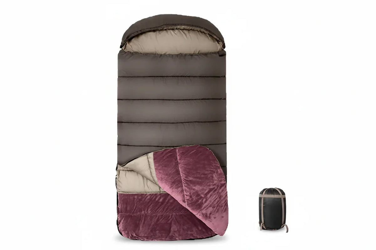 XL Winter Sleeping Bag – Lightweight Widen Long Outdoor Camping Bag-0