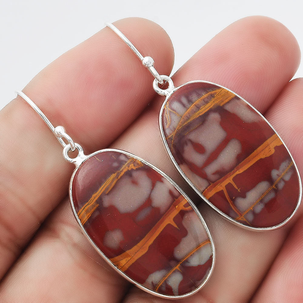 Natural Noreena Jasper Earrings E-1001 SDE54677-0
