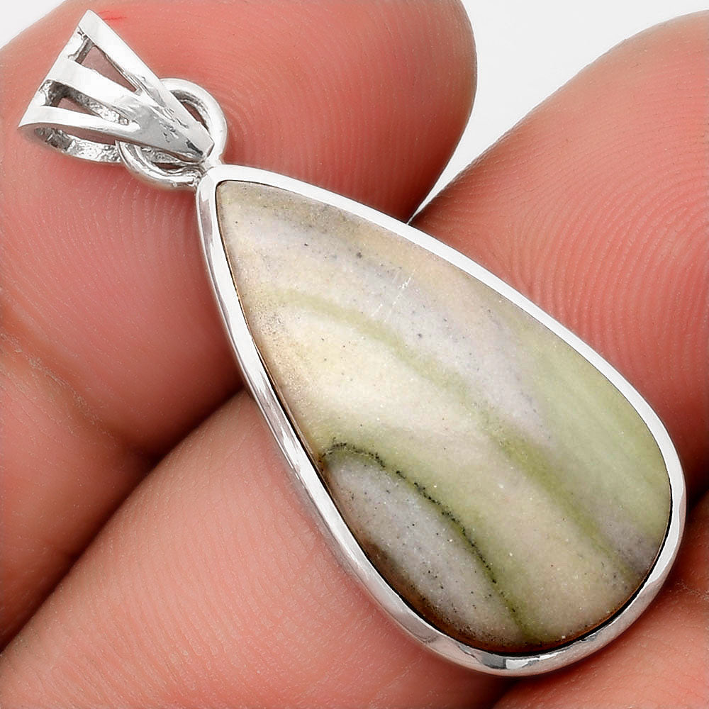 Natural Serpentine Pendant P-1002 SDP108103-0