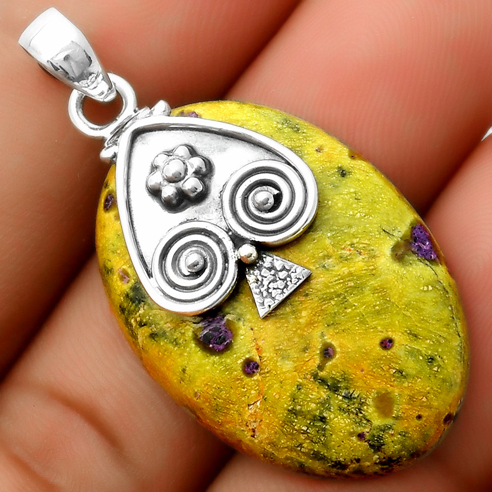 Natural Stichtite Pendant P-1388 SDP113240-0