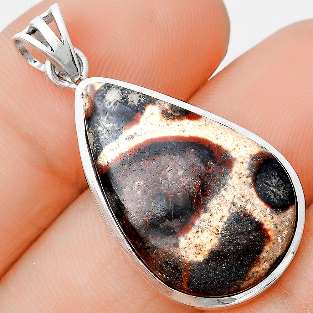 Natural Viper Skin Jasper Pendant P-1002 SDP129648-0