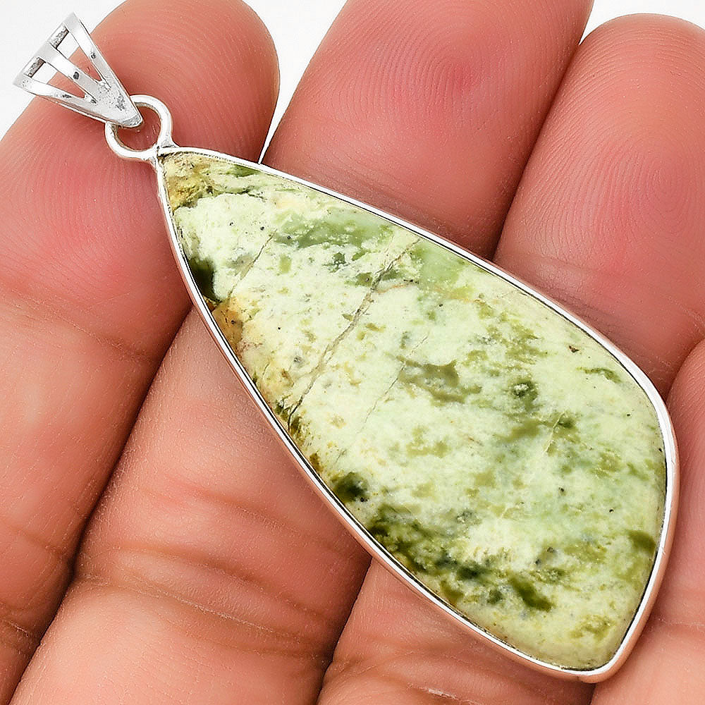 Natural Chrome Chalcedony Pendant P-1001 SDP130024-0